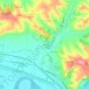 Mappa topografica Le Bosc, altitudine, rilievo