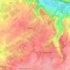 Mappa topografica IJzeren, altitudine, rilievo