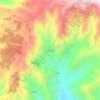 Mappa topografica Calamaci, altitudine, rilievo