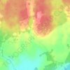 Mappa topografica Крени, altitudine, rilievo