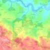 Mappa topografica Le Budy, altitudine, rilievo