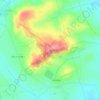 Mappa topografica Carrascal, altitudine, rilievo