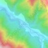 Mappa topografica Lower Taobat, altitudine, rilievo