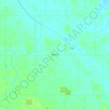 Mappa topografica Wolfcale, altitudine, rilievo