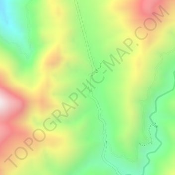 Mappa topografica Mampay, altitudine, rilievo