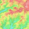 Mappa topografica Grüterich, altitudine, rilievo