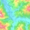 Mappa topografica L'Otero, altitudine, rilievo
