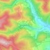 Mappa topografica Burgwallbach, altitudine, rilievo