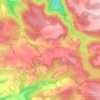 Mappa topografica Bel Air Haut, altitudine, rilievo