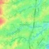 Mappa topografica Denderhoutem, altitudine, rilievo