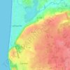 Mappa topografica La Championnière, altitudine, rilievo