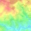 Mappa topografica La Brunière, altitudine, rilievo