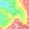 Mappa topografica Casas del Lomo, altitudine, rilievo