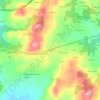Mappa topografica A Brea, altitudine, rilievo