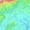 Mappa topografica Fianema, altitudine, rilievo