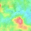 Mappa topografica Les Molles, altitudine, rilievo