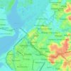 Mappa topografica Deido, altitudine, rilievo