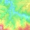 Mappa topografica Châteauneuf-la-Forêt, altitudine, rilievo