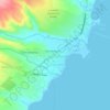 Mappa topografica Topsite A & B, altitudine, rilievo