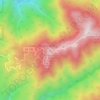 Mappa topografica Mount Hamilton, altitudine, rilievo