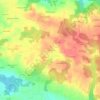 Mappa topografica Gonnec, altitudine, rilievo