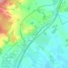 Mappa topografica L'Auberge, altitudine, rilievo