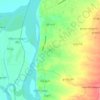 Mappa topografica Bagan, altitudine, rilievo