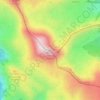 Mappa topografica Monte La Meta, altitudine, rilievo