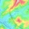 Mappa topografica Le Courtil des Sept Mesure, altitudine, rilievo