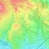 Mappa topografica La Ginieisse, altitudine, rilievo