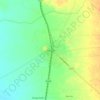 Mappa topografica Dasuya, altitudine, rilievo