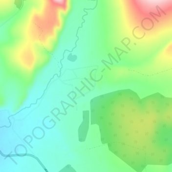 Mappa topografica Кадыкчан, altitudine, rilievo