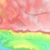 Mappa topografica Gineste, altitudine, rilievo
