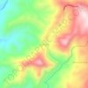 Mappa topografica Berseba, altitudine, rilievo