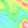 Mappa topografica Boqueron Alto (disperso), altitudine, rilievo