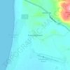 Mappa topografica Sound of Kintyre, altitudine, rilievo