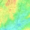 Mappa topografica Le Champ Rond, altitudine, rilievo
