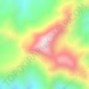 Mappa topografica Mount Banoy, altitudine, rilievo