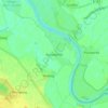 Mappa topografica Kunzwerda, altitudine, rilievo