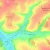 Mappa topografica Valières, altitudine, rilievo