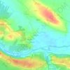 Mappa topografica La Touche, altitudine, rilievo