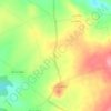 Mappa topografica Los Valles, altitudine, rilievo