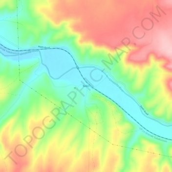 Mappa topografica Nolin, altitudine, rilievo