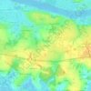 Mappa topografica Le Pré Louiseau, altitudine, rilievo