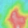 Mappa topografica Pic de l'Ours, altitudine, rilievo