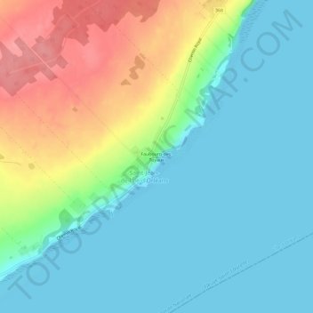 Mappa topografica Faubourg-des-Tuyaux, altitudine, rilievo