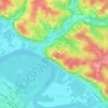 Mappa topografica Clos des Pinos, altitudine, rilievo