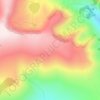 Mappa topografica Вид с горы на долину, altitudine, rilievo
