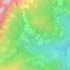 Mappa topografica Sarasin, altitudine, rilievo