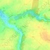 Mappa topografica Butte Saint-Éloi, altitudine, rilievo